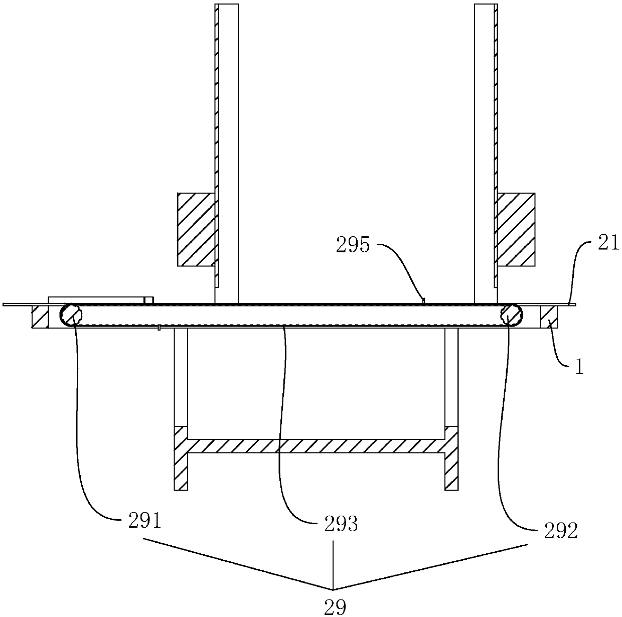 Automatic nailing equipment for sofa components