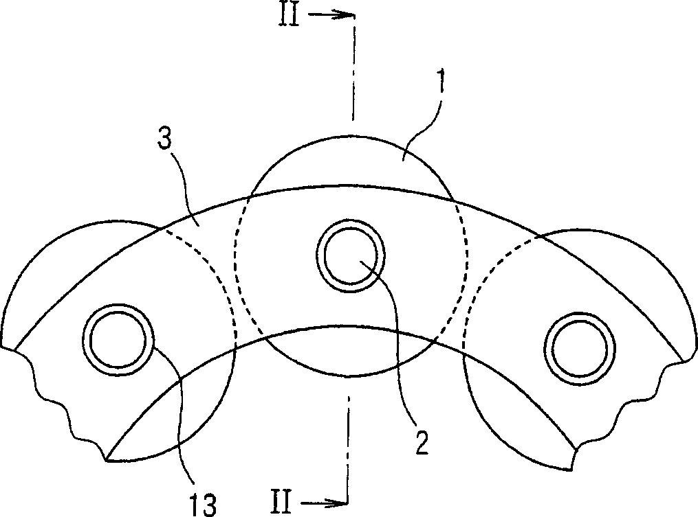 Retainer for roller bearing