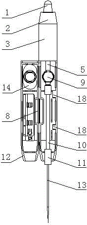 Novel test-tube baby ovum-peeling manipulator