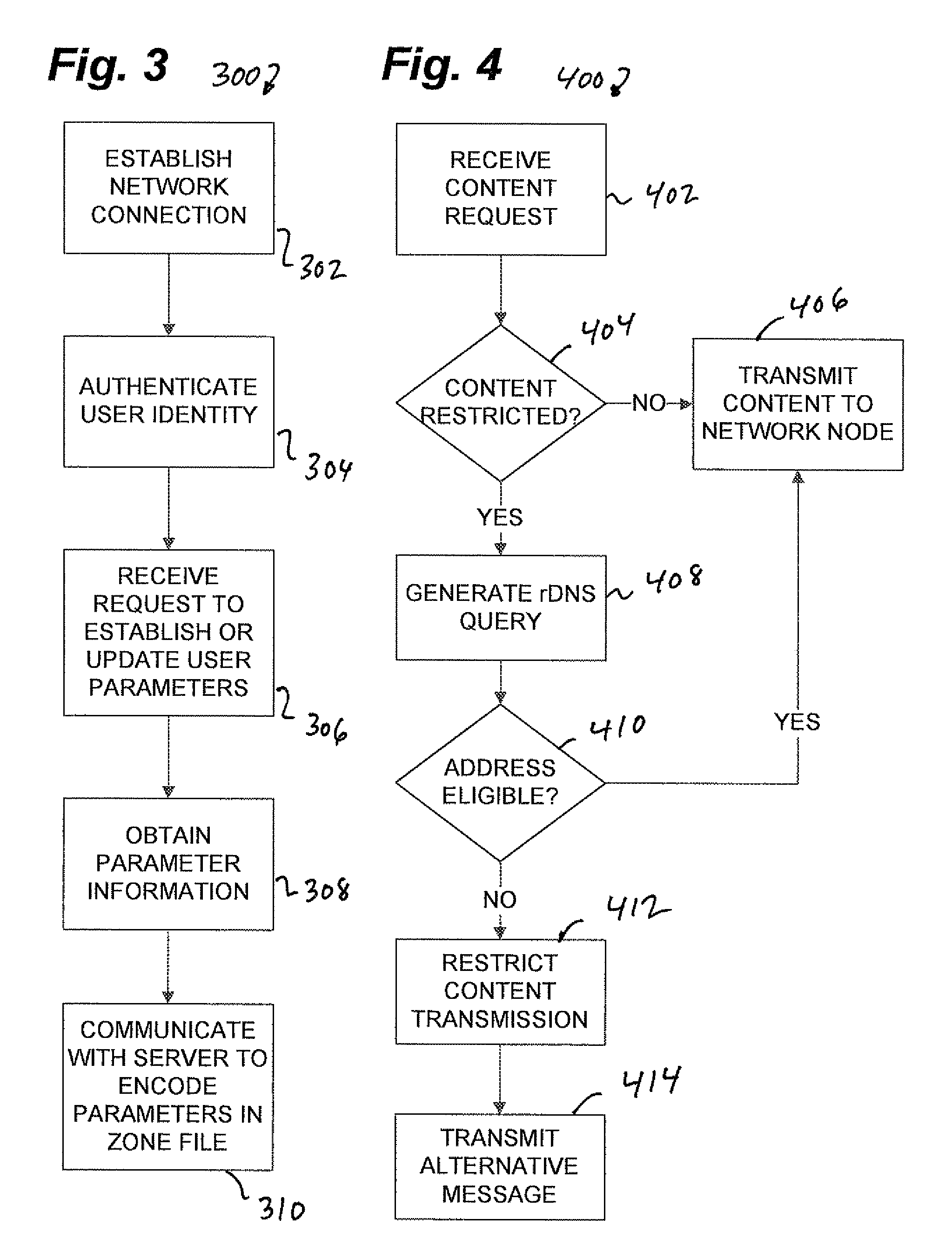 Content restriction compliance using reverse DNS lookup