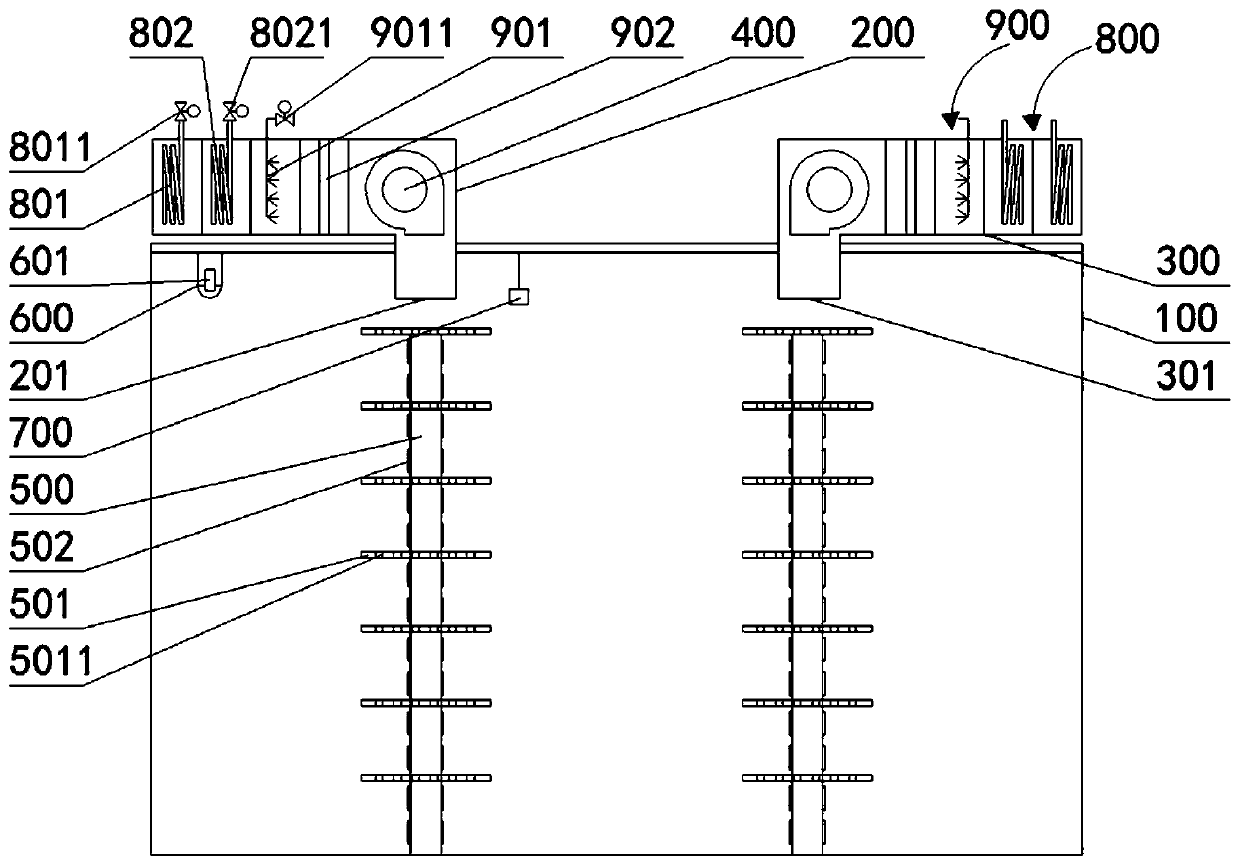 Experimental device for testing degree of thermal comfort of experimental animals