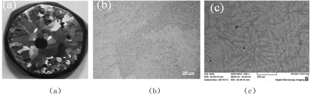 A kind of tial alloy grain refinement method