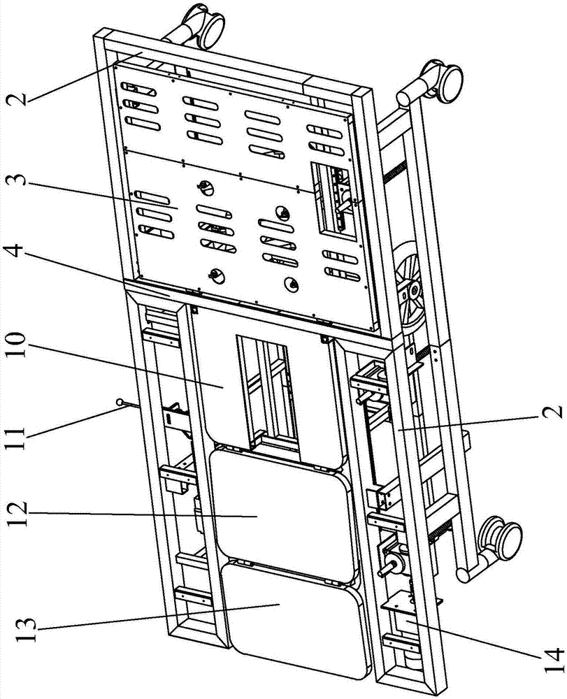 Domestic nursing bed and nursing control method