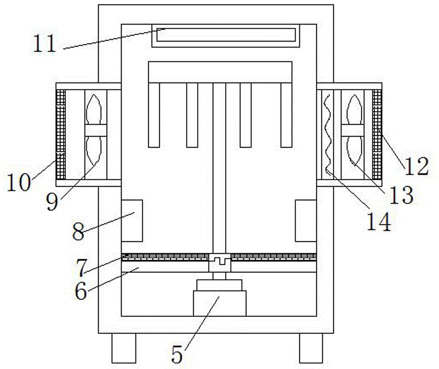 Multifunctional wardrobe with drying, sterilizing and mildew-proof functionality