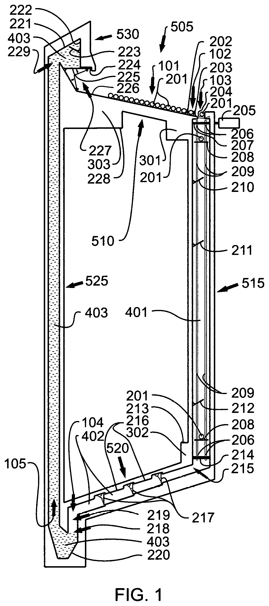 Gravity and buoyancy engine