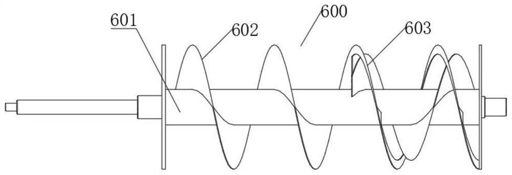 Radiation powder material homogenization reaction device