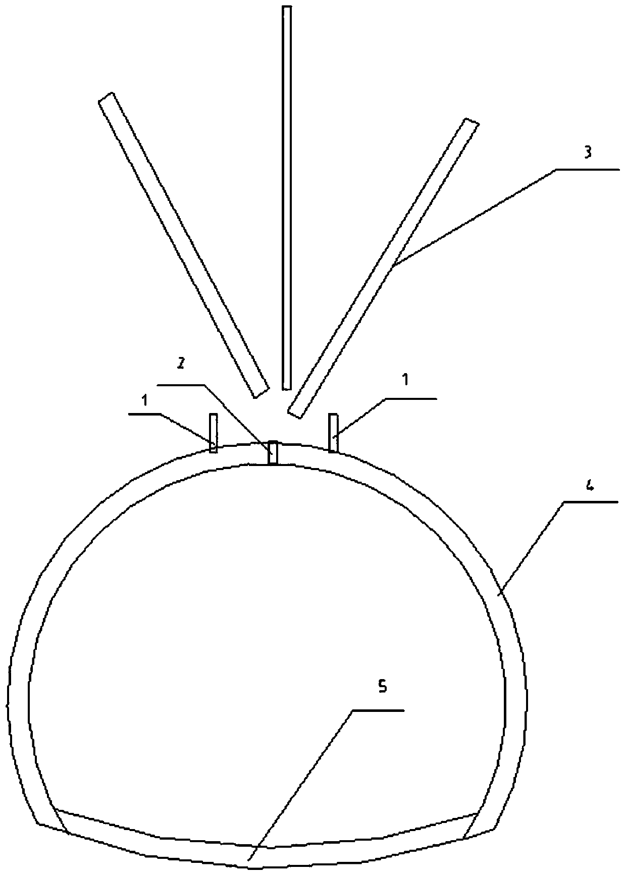 Construction method for drainage of tunnel vault in karst area