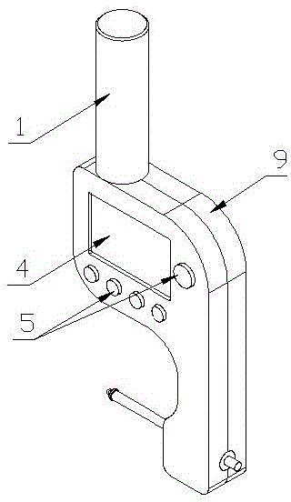 Coaxiality deviation measurement digital display device and coaxiality deviation calculation method