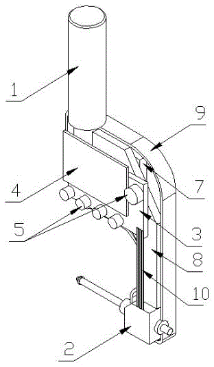 Coaxiality deviation measurement digital display device and coaxiality deviation calculation method