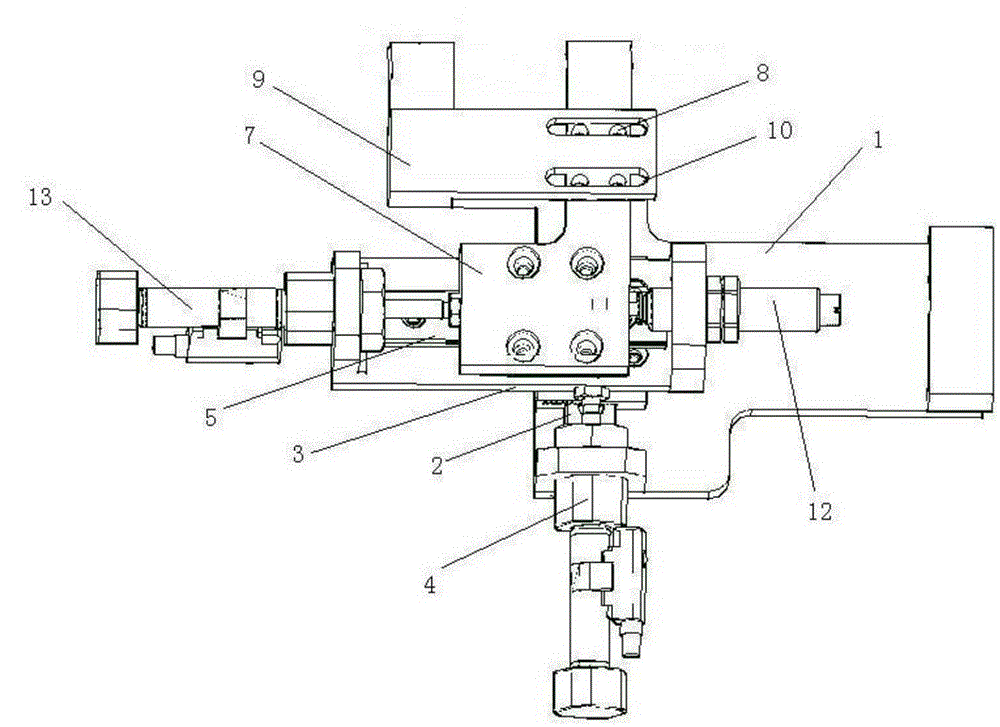 Positioning pin dimension detector