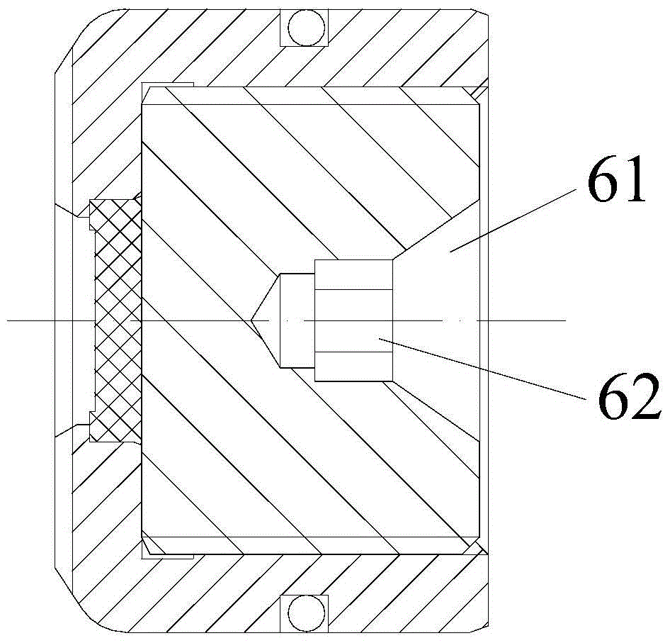 Valve element assembly of overflow safety valve