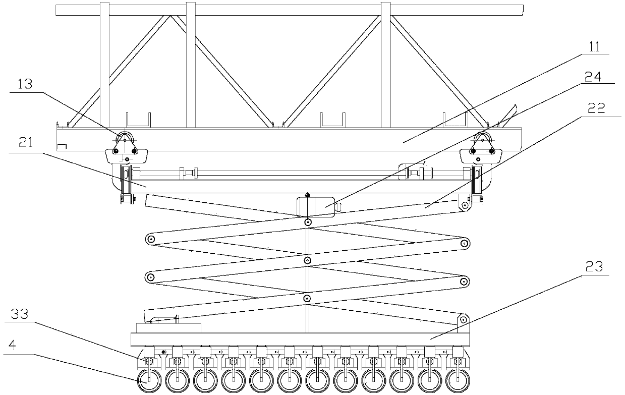 Brand-new intelligent air cylinder mounting and dismounting device