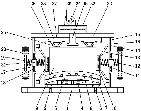 Heat dissipation protection device for storage battery of new energy electric vehicle