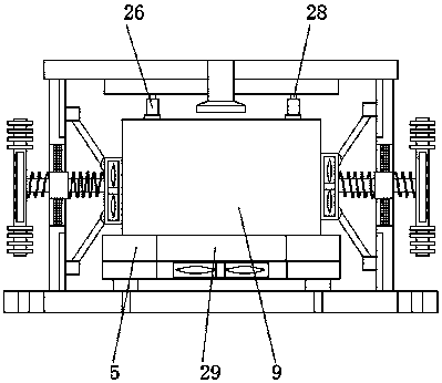 Heat dissipation protection device for storage battery of new energy electric vehicle