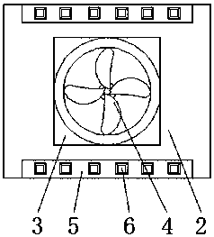 Heat dissipation protection device for storage battery of new energy electric vehicle