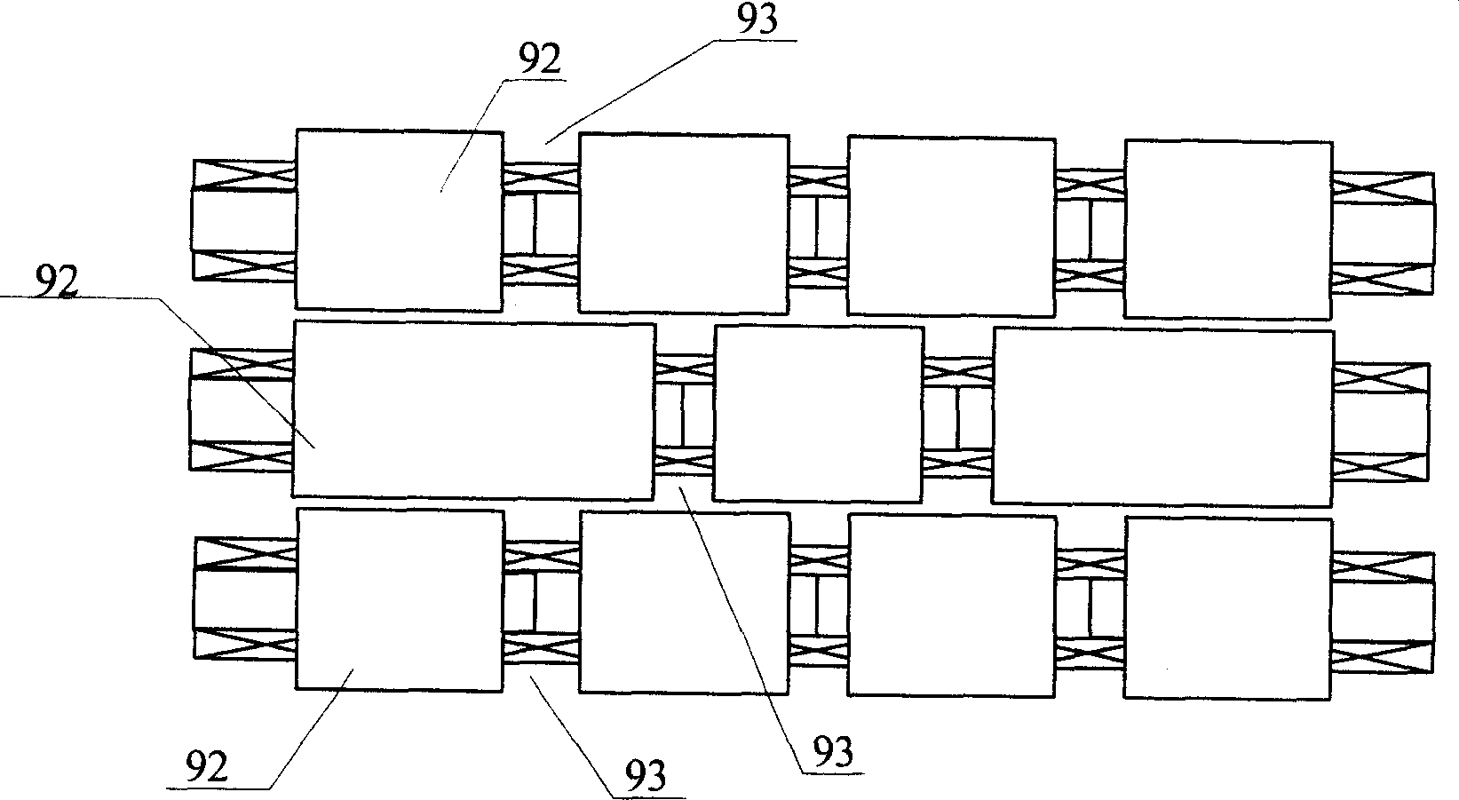 Multi roller mill for eliminating belt mill trace