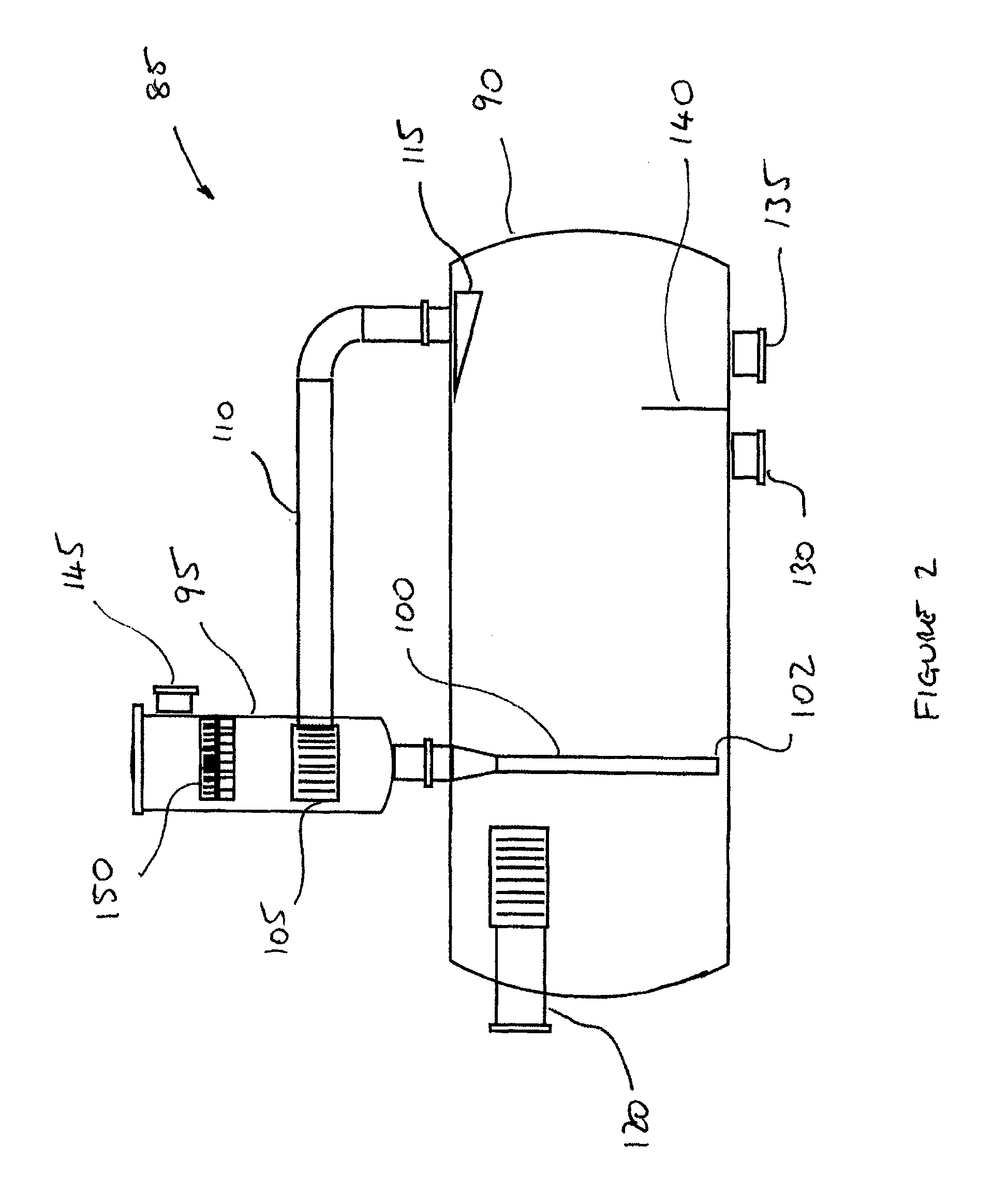 Separator and method for separation