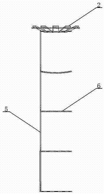 Self-retracting intraesophageal bracket capable of carrying radiation elements for partial radiotherapy