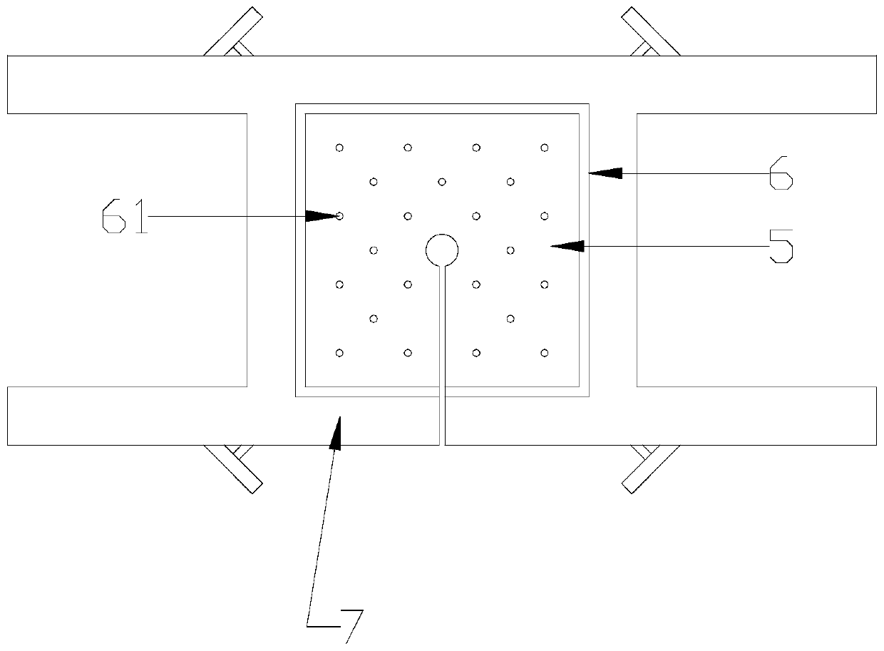 Drainage tube outlet fixing sticker for drainage bags