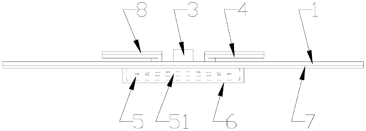 Drainage tube outlet fixing sticker for drainage bags