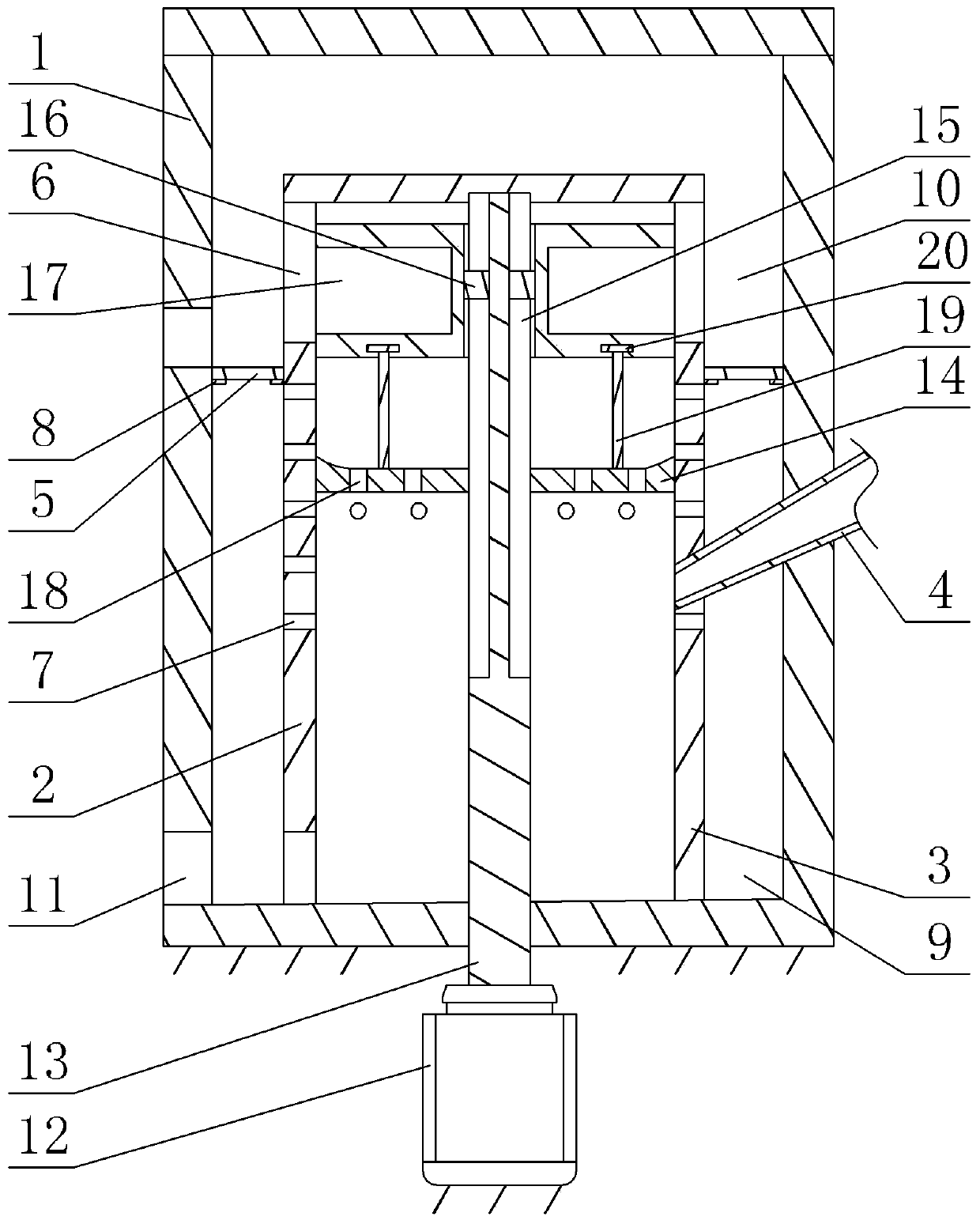 Organic fertilizer raw material proteolysis post-treatment method