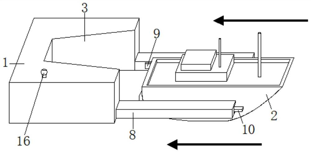 Unmanned ship charging device