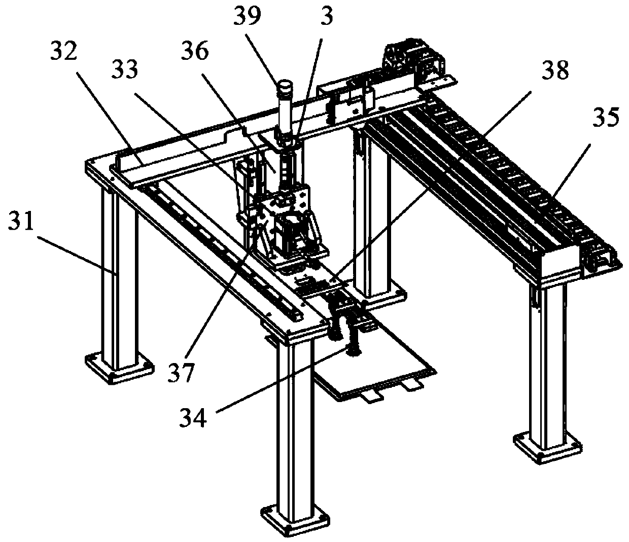 Soft package battery cell automatic disassembling equipment