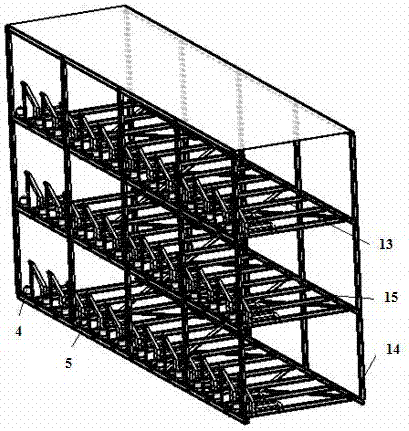 Modularized intelligent shared bicycle three-dimensional garage