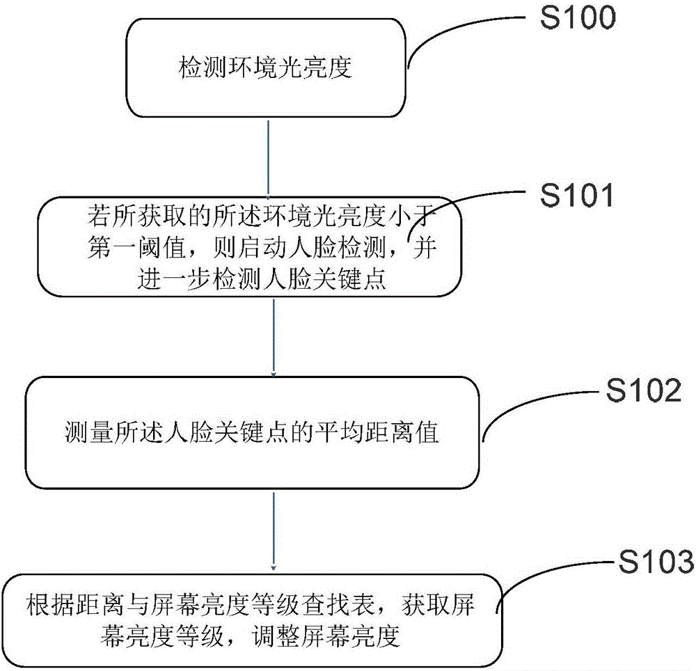 Screen luminance adjusting method, device and terminal