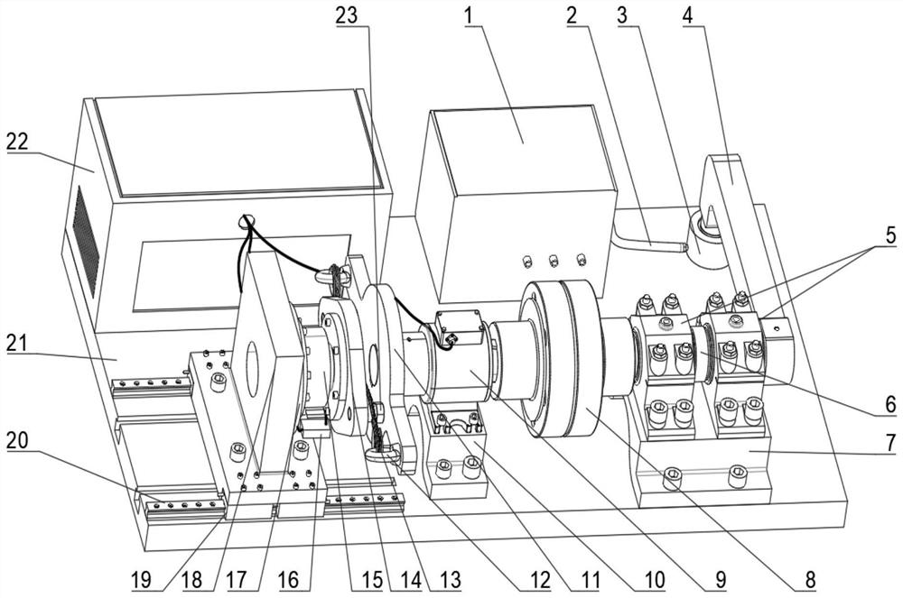 Test bed for detecting torque transmission performance of thin-wall interference connector