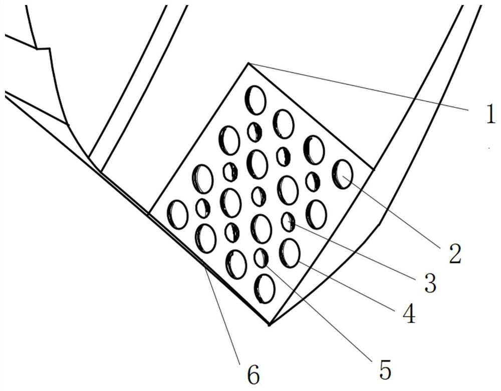 Bionic bone cutting tool based on dung beetle surface microstructure and preparation method of bionic bone cutting tool