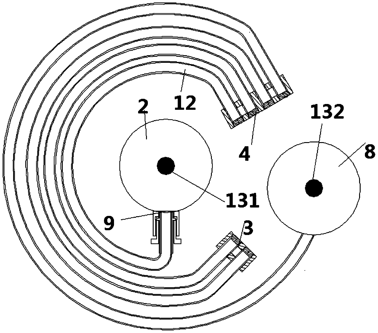 Water heater with variable height setting