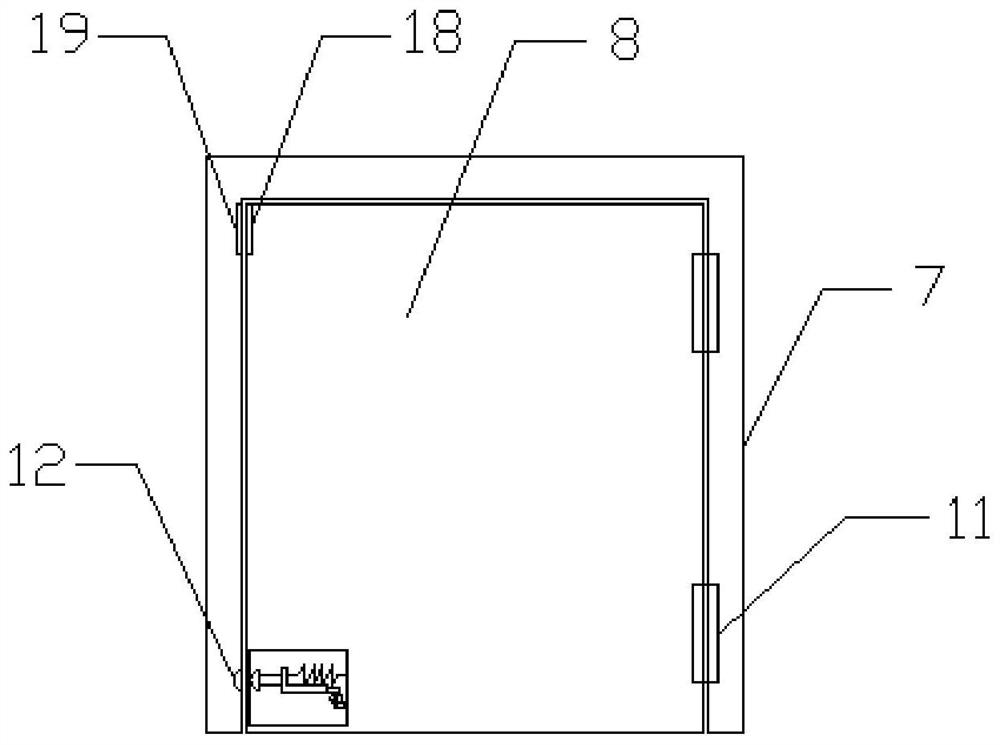 Non-contact lock for public toilet door and public toilet door applying the same