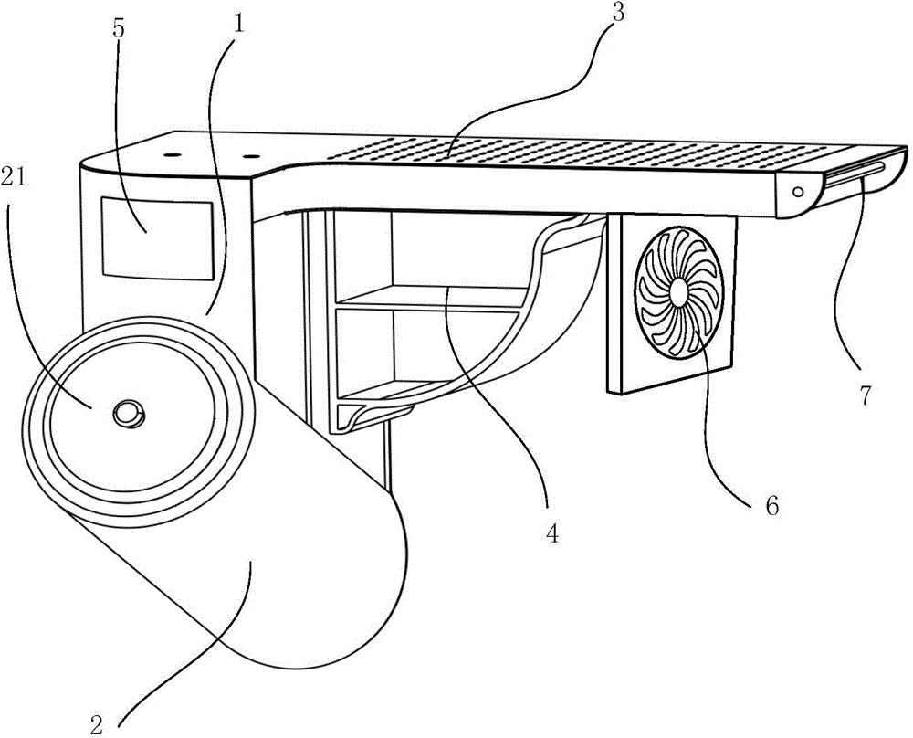 Wall-mounted multifunctional laundry processor