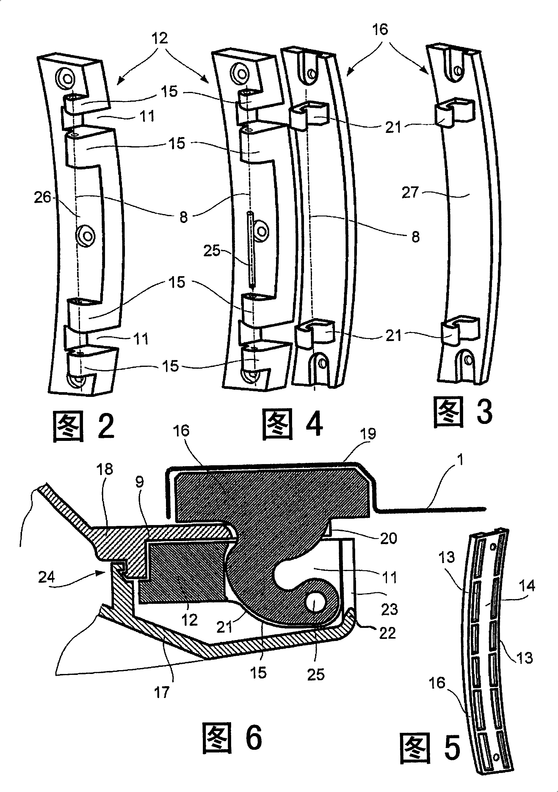 Door for closing a washing machine or a tumble dryer