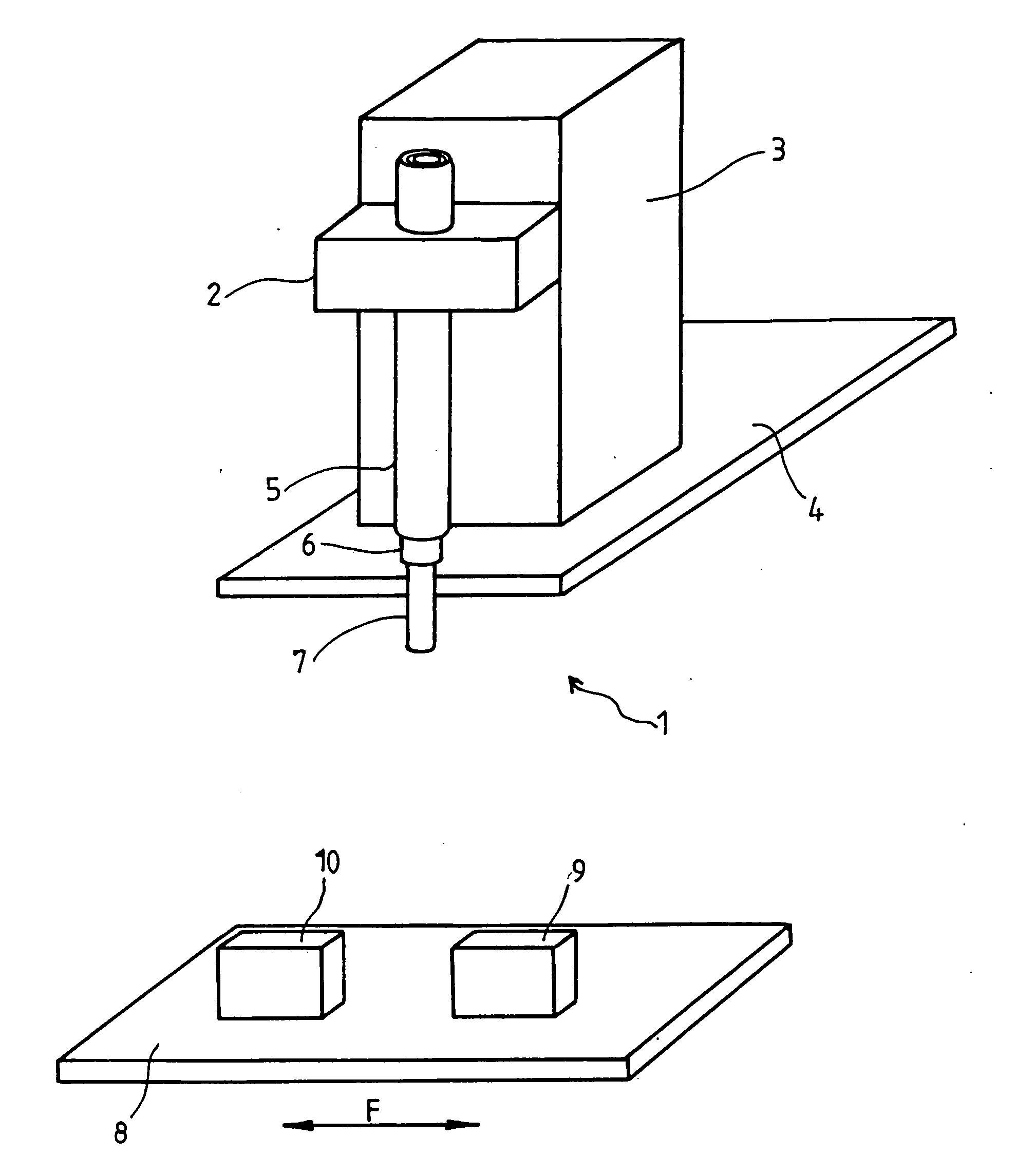 Core sampling device intended to assemble tissue arrays