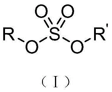 Method for compounding high-purity sulfuric acid esters