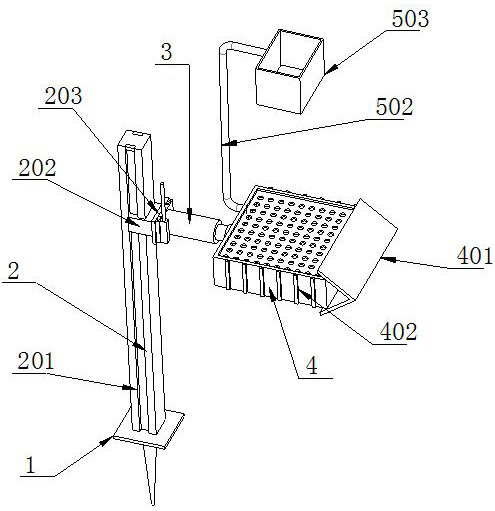 Dry land soil leaching solution collecting device based on agricultural technology research