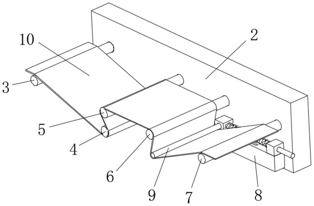 High-temperature-resistant color printing packaging bag processing equipment and processing technology thereof