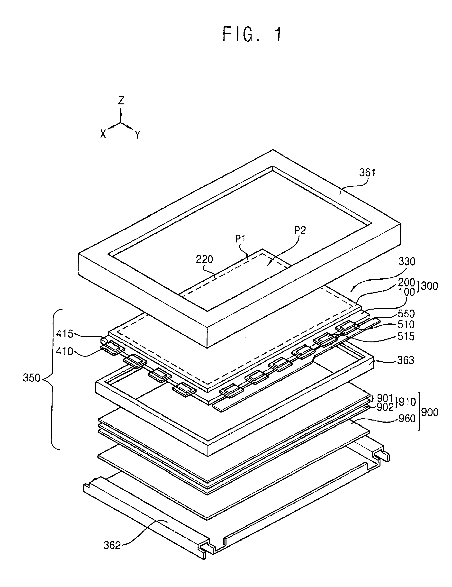 Liquid crystal display apparatus, light-sensing element and apparatus for controlling luminance of a light source