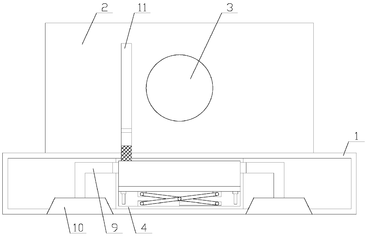 High-stability projection equipment with heat dissipation function