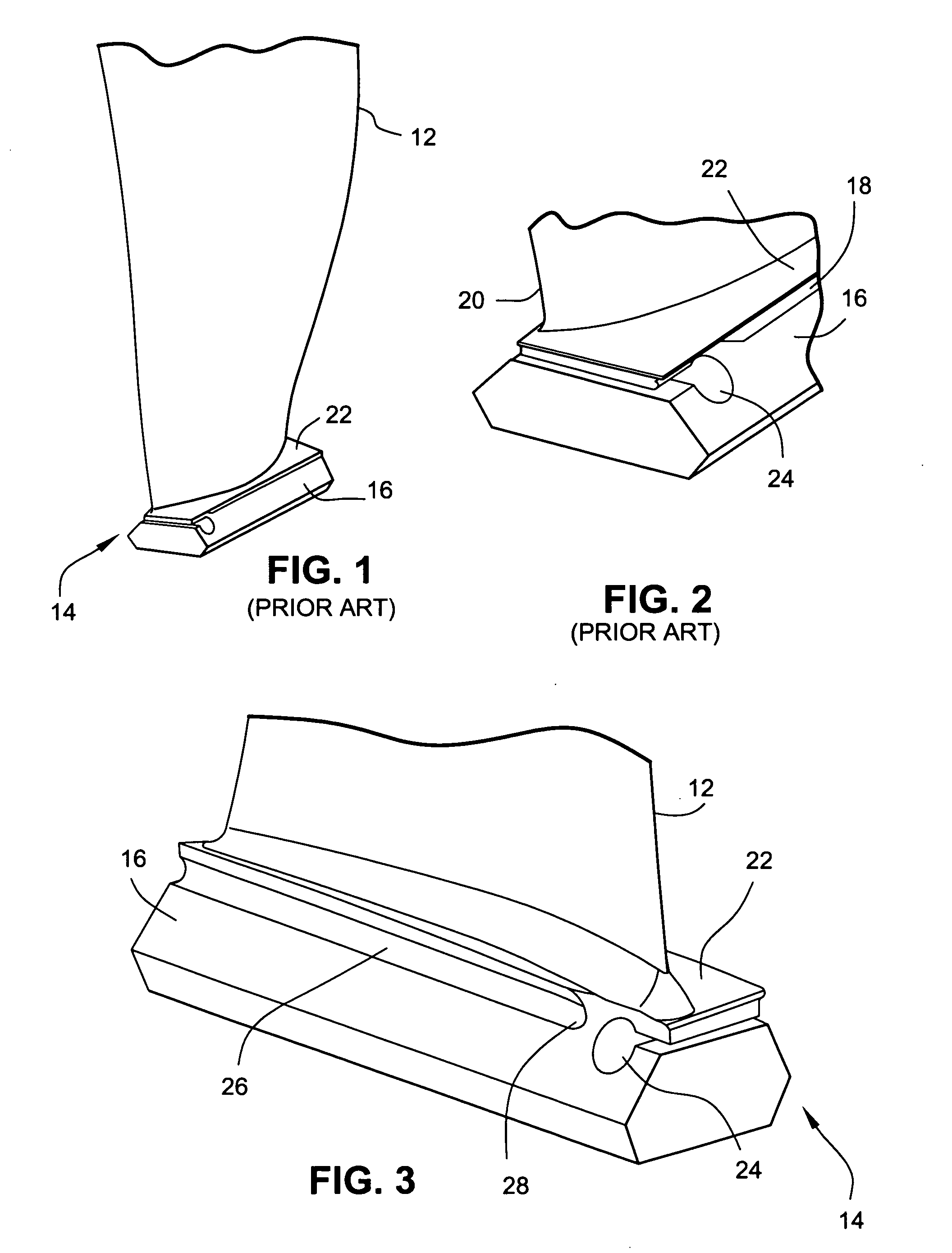 Undercut fillet radius for blade dovetails