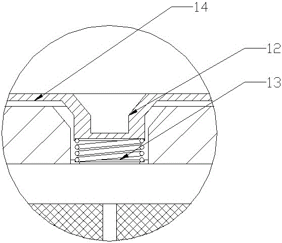 A kind of air pressure type solution mixer