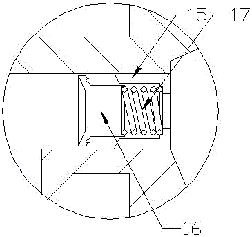 A kind of air pressure type solution mixer