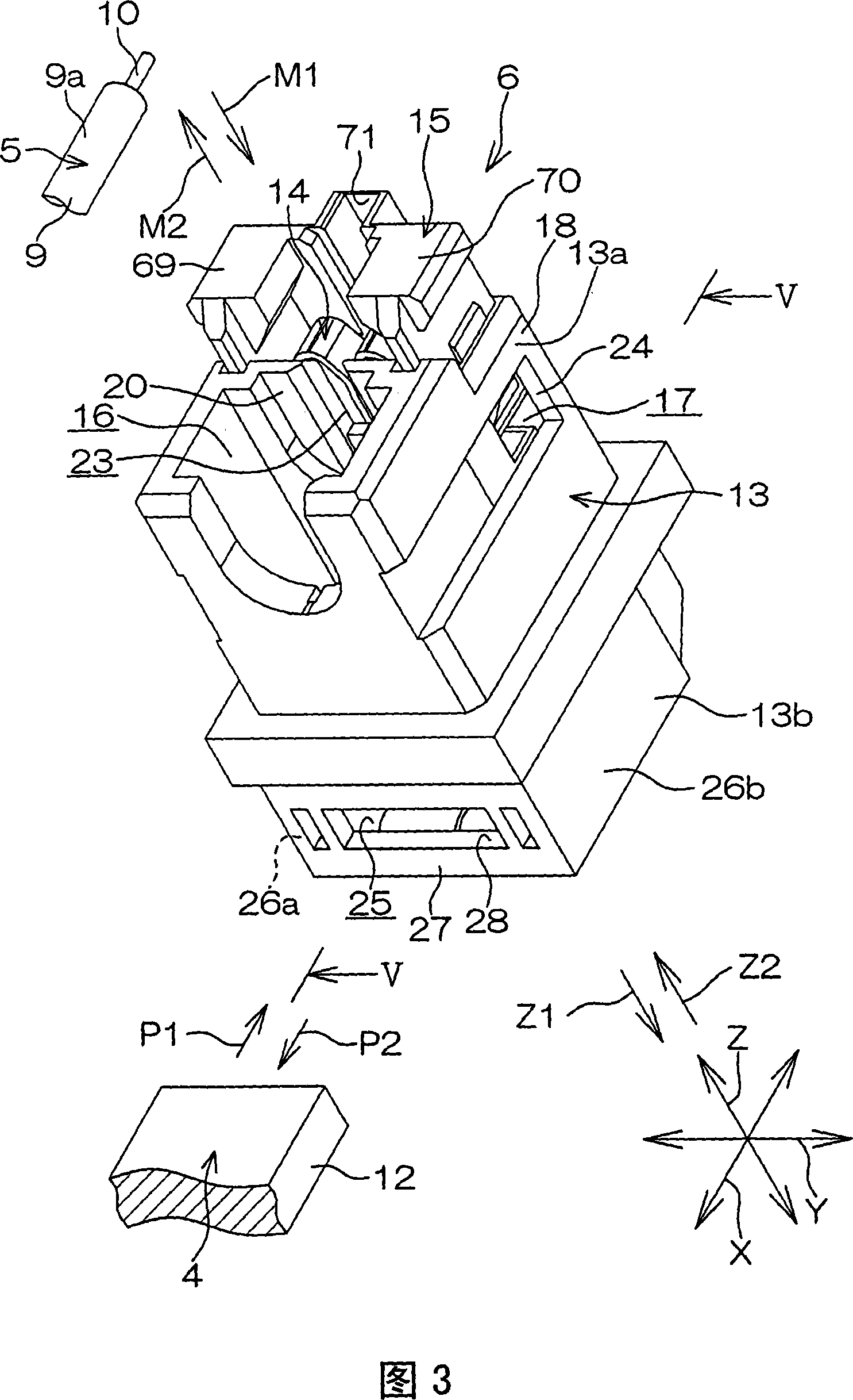 Electric connector and connection structure for electric connector