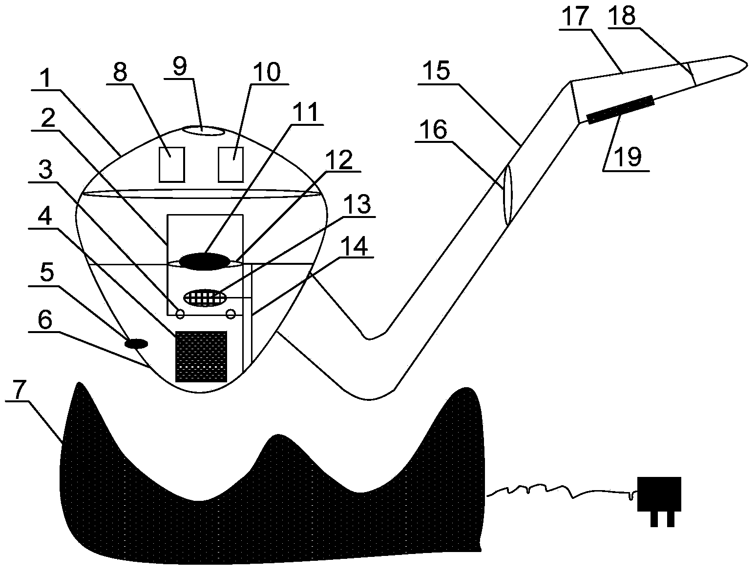 Airflow control lift tobacco flake heater