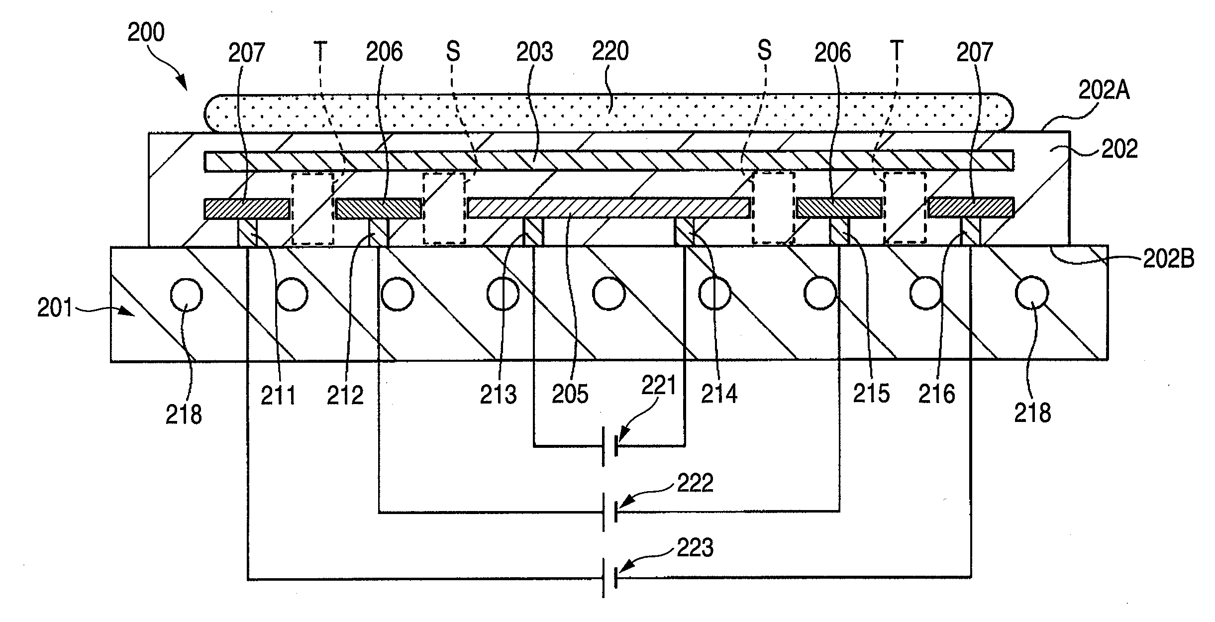 Substrate heating device