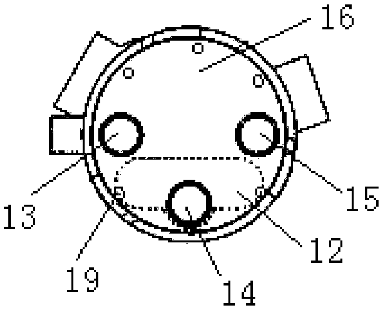 Water distribution device of dish washing machine, dish washing machine and control method thereof