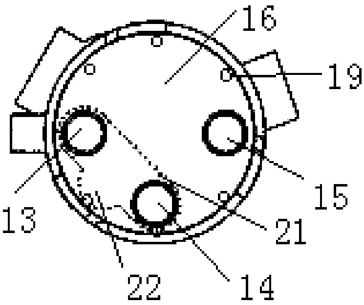 Water distribution device of dish washing machine, dish washing machine and control method thereof