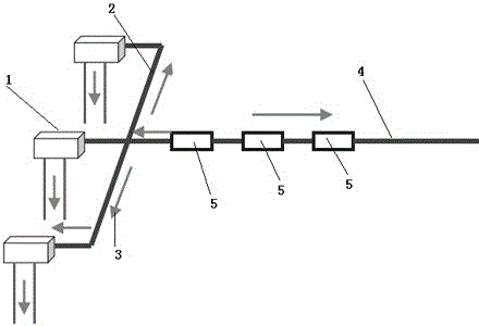 Multi-well-group electromagnetic wax control transmission device and method